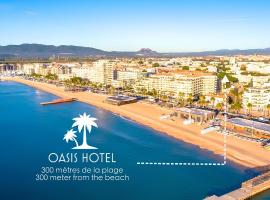 L'Oasis Hotel, hotel med parkering i Fréjus