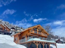 CHALET LUANE près de VALBERG, chalé em Beuil