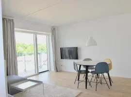 Great 1-bed w balcony by Odense Harbour