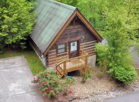 Cozy Cabin! Hot Tub, King Bed, Fireplace, & Pool, hotell i Gatlinburg