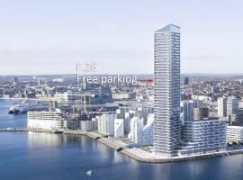 26-Etage Lejlighed med Utrolig Havudsigt โรงแรมในออร์ฮูช