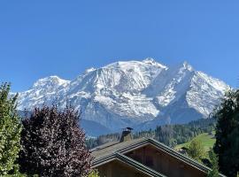 Appartement Luxe comme un Chalet - vue exceptionnelle, hotel din Combloux