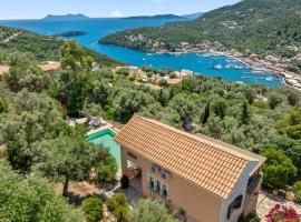 Villa Cristina - Charming Villa with Stone and Wood Elements in Sivota Bay, hotelli Syvotassa