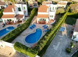 Menorcan villa, seaviews, private pool & lush yard