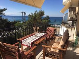 RAJ Beach Front Apartment, hotel din Agia Triada