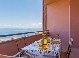 Cozy Sea View Terrace with Heating - Private Parking & Wifi