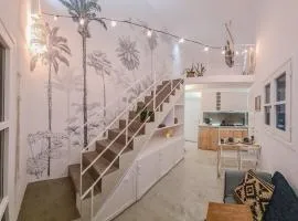 Chic Surf-Inspired Mezzanine Studio "Coco Palm"