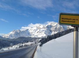 Alpendomizil Pia, hotel em Mühlbach am Hochkönig