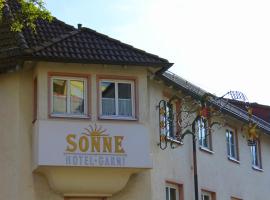 Hotel Sonne, viešbutis mieste Leinfeldenas-Echterdingenas