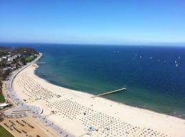 Beachside 2-Zimmer-Meerblick-Appartement, hotell sihtkohas Lübeck