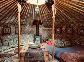 Yurt Within Grounds of 17th Century Country Inn