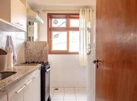 Apartamento no Capivari com lareira e aquecedores