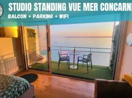 - L'IROIZH - CONCARNEAU - VUE MER PANORAMIQUE - STUDIO STANDING PLAGE DES SABLES BLANCS - PARKING - PANORAMIC SEA VIEW - NEAR THALASSOTHERAPY - Wifi -