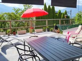 Appartement Randogne avec grande terrasse