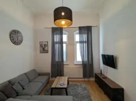 Altbau Ferienwohnung im Goetheviertel mit Luxusbad WLAN und Platz für 4 Personen