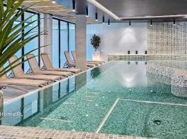 HOLIDAY HOME Baltic Waves B406 z sypialnią i balkonem, GRATIS basen, sauna, gym