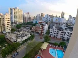 Apartamento con Piscina, Cancha de Tenis, Nuevo Rodadero, Santa Marta