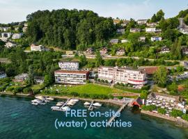 HERMITAGE Lake Lucerne - Beach Club & Lifestyle Hotel, отель в Люцерне