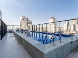 Predio completo na Consolacao com piscina no rooftop - Share Consolacao