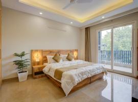 The Lodgers Luxury 1 BHK Serviced Apartment in Gurugram Near Millennium City Centre Metro, budgethotell i Gurgaon