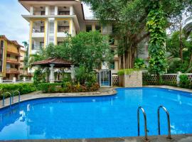 Cozy 2BHK Pool Apartment in candolim, hôtel à Candolim