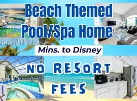 Beach Theme Vacation Poolspa Home Mins To Disney