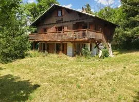 Alpine chalet with fireplace terrace and garden