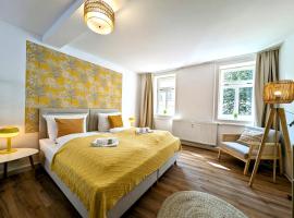 BohnApartments - Design Suiten Am Markt - Vollausstattung - WLAN - Zentrum, apartament a Ilmenau