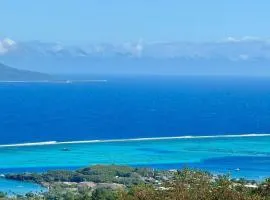 Logement Cosy avec Piscine et Vue Tahiti Punaauia