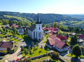 Kalnu kotedža Chata u kostela pilsētā Koženova