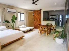 Cozy Tropical Suite for 1-4 Pp in Isla Mujeres