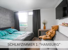 Moderne 3-Zimmer-Wohnung im Herzen von Darmstadt - Zentrale Lage, Komfort & WLAN, hotel in Darmstadt