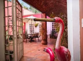 Casa Flamingos en el centro de Tlaquepaque