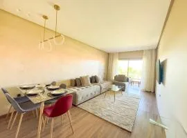 Élégant Appartement Familial avec Vue sur Golf et Piscine - Prestigia Opale, Marrakech