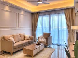 TheBess Hotel Tokyo is located adjacent to Singapore and offers a sea viewIt is a family business smart room with the sea view of Princess Bay富力公主湾, hotel i Johor Bahru