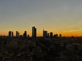 Modern flat 16th floor - Terrace with skyline view