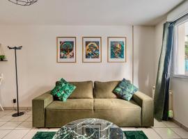 Appartement cosy - 300m de la Gare Annemasse - Porte de Genève, מלון זול בוילה-לה-גרנד