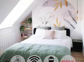 Appartement Hagaki vue panoramique proche gare Netflix, apartement sihtkohas Grenoble