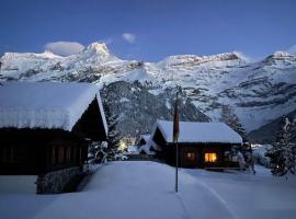 Appartement cosy dans chalet typique Région Diablerets Glacier 3000, planinska kuća u gradu 'Les Diablerets'