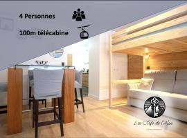 Studio Neuf, Cosy & Moderne Vieil Alpe - 100m des remontées mécaniques Alpe express，位于拉普德兹的酒店