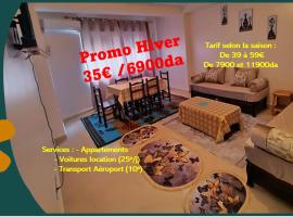 BEJAIA Location Appartements de 39 à 69eur, apartman Bedzsájában