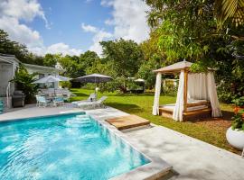 Miami Pool Cottage, tropical garden paradise, hotel Miamiban