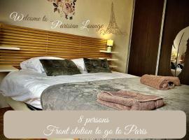 Parisian Lounge 8 pers Front station, hotel per famiglie a Villemomble