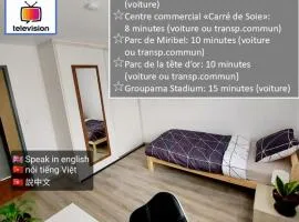 K&N - Maison à partager avec d'autres voyageurs - Chambre privée - Jardin - Balcon