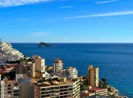 Ático en la cala de Villajoyosa Benidorm vista al mar