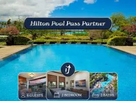 Hilton Pool Pass Included, Kolea - Luxe Penthouse, Walk to Beach