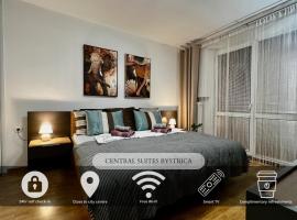 Central Suites Bystrica I 24hr Self Check-in l Free Wi-Fi & Parking, hotel Besztercebányán