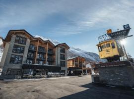 Hotel Porta Cervino, hotel med parkering i Täsch