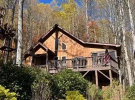 Spacious Cabin in Maggie Valley with AC, WiFi, Fireplace, Pet Friendly