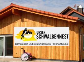 Unser Schwalbennest - barrierefreie Ferienwohnung, hotelli kohteessa Stegaurach